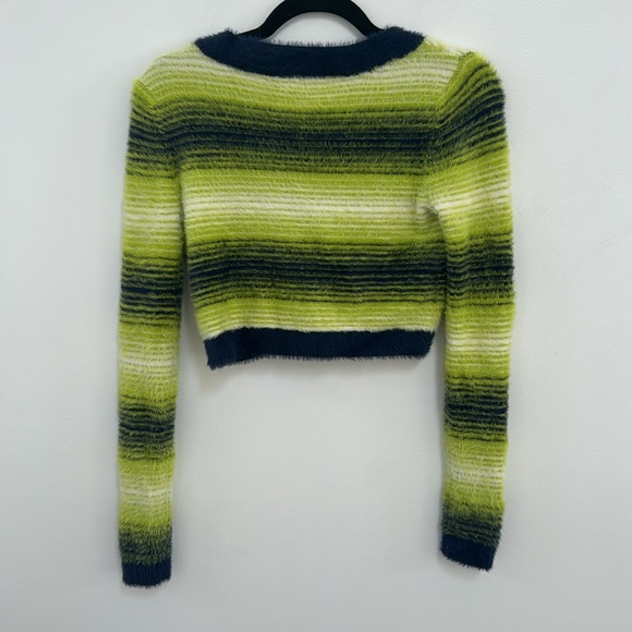Aritzia Sundays Best striped cropped cardigan - Picture 6 of 6
